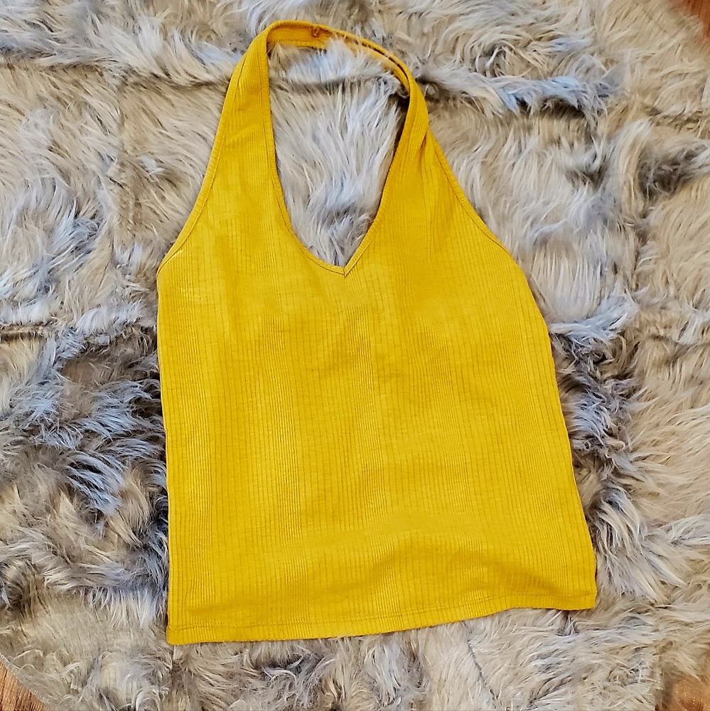 Yellow Halter Top